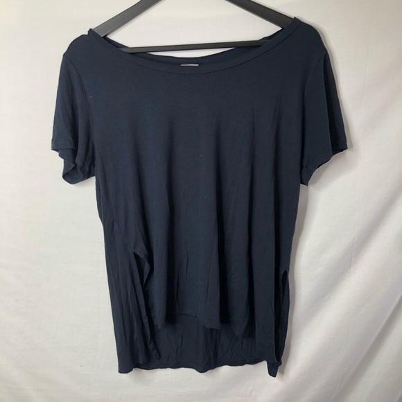 3/$15 TRESICS SHIRT Top L Blue short sleeve L - Picture 4 of 6